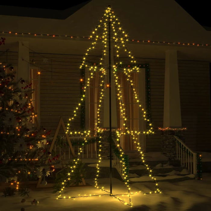 Albero di Natale a Cono con LED per Interni Esterni