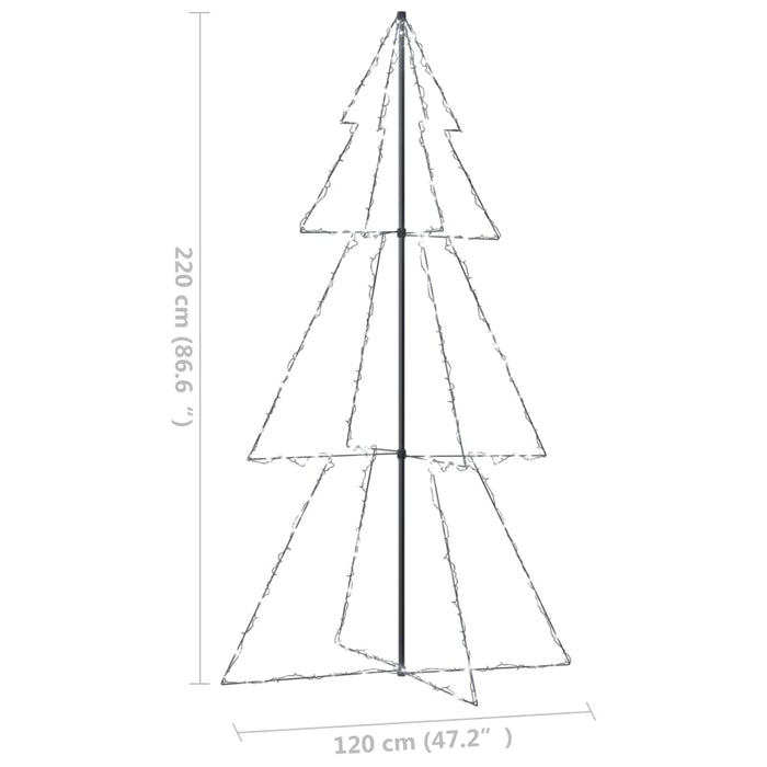 Albero di Natale a Cono con LED per Interni Esterni