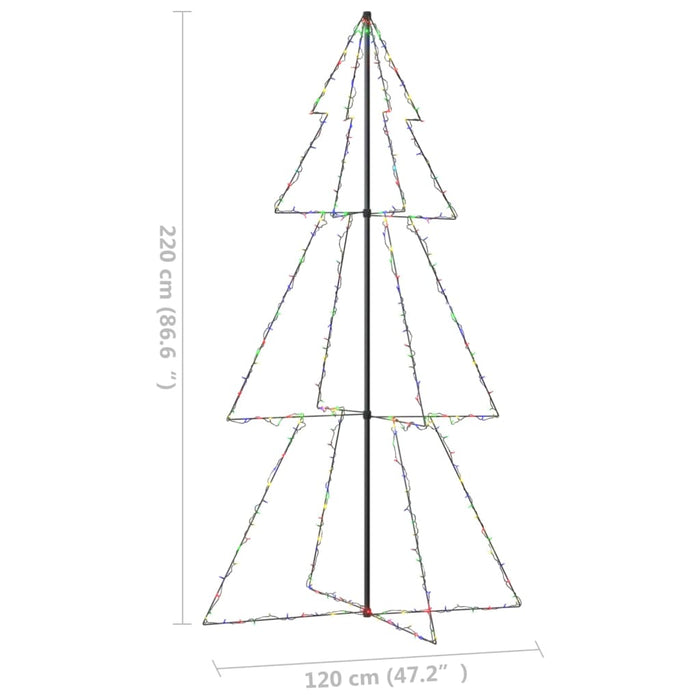 Albero di Natale a Cono con LED per Interni Esterni