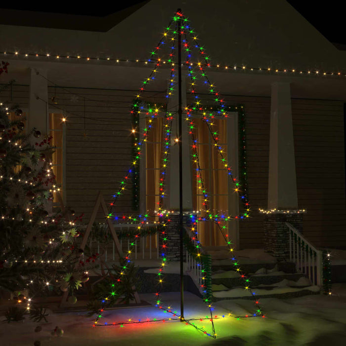 Albero di Natale a Cono con LED per Interni Esterni