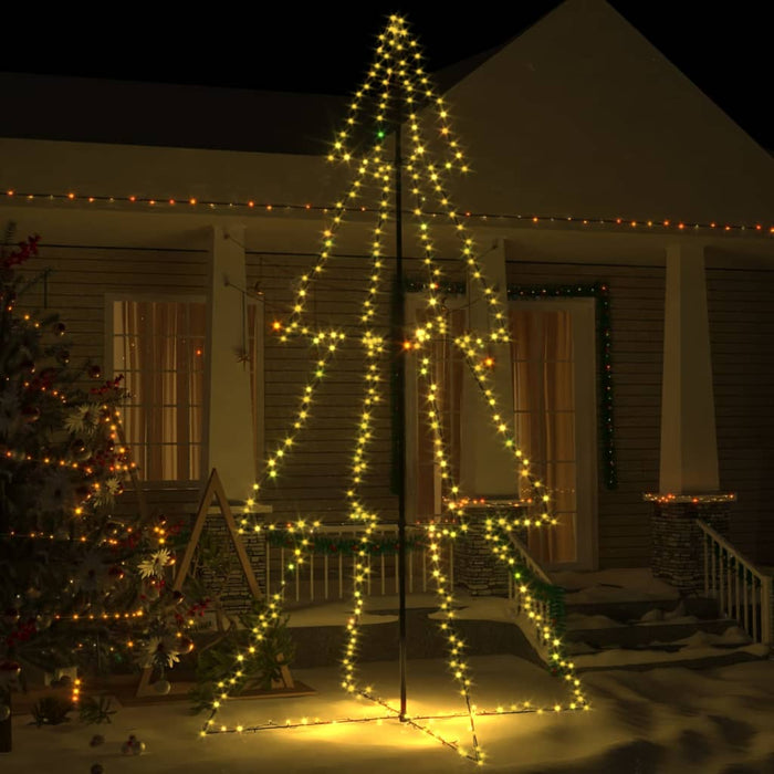 Albero di Natale a Cono con LED per Interni Esterni