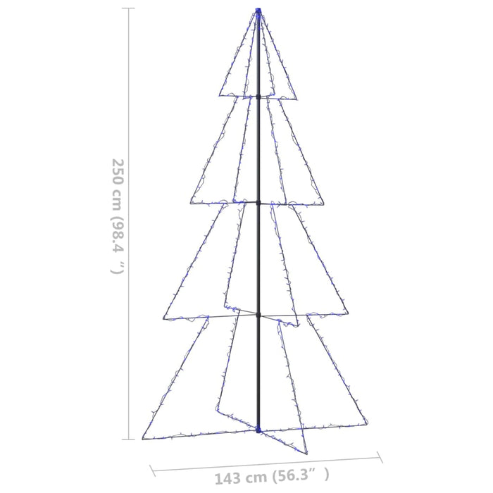 Albero di Natale a Cono con LED per Interni Esterni