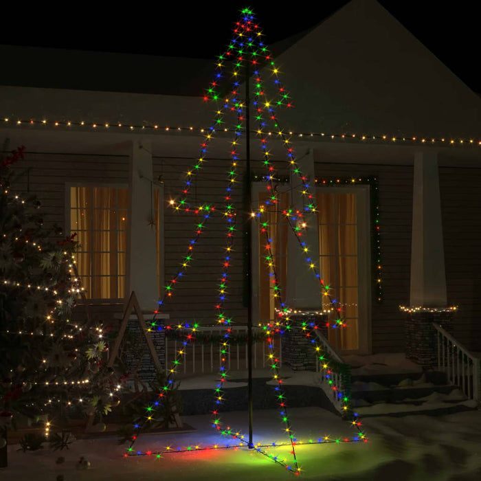 Albero di Natale a Cono con LED per Interni Esterni