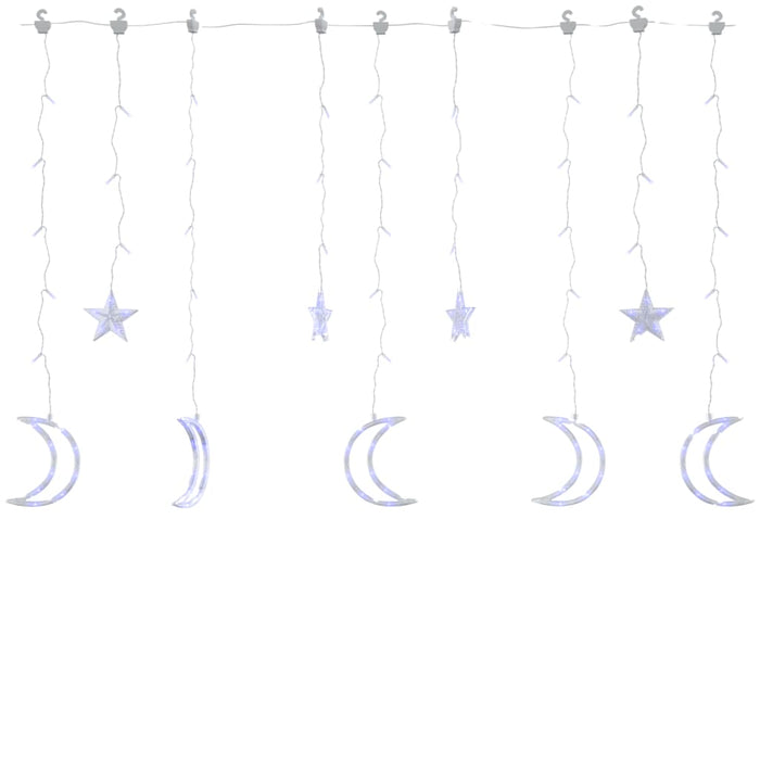 Luci Fatate a Stella e Luna a LED con Funzioni Variabili e Telecomando