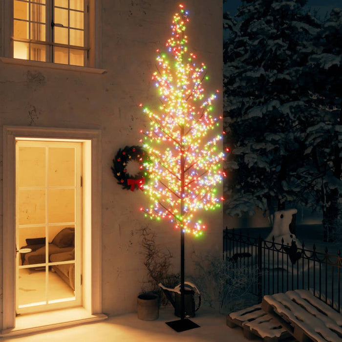 Albero di Natale con LED Ciliegio in Fiore di diverse dimensioni e colori