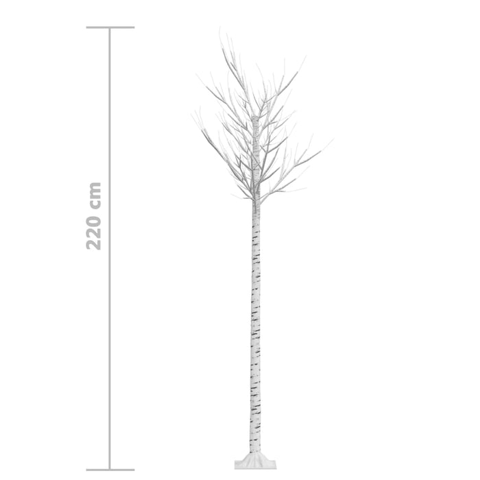 Albero Natale LED Interno Esterno 200, 180, 140, 120 Salice