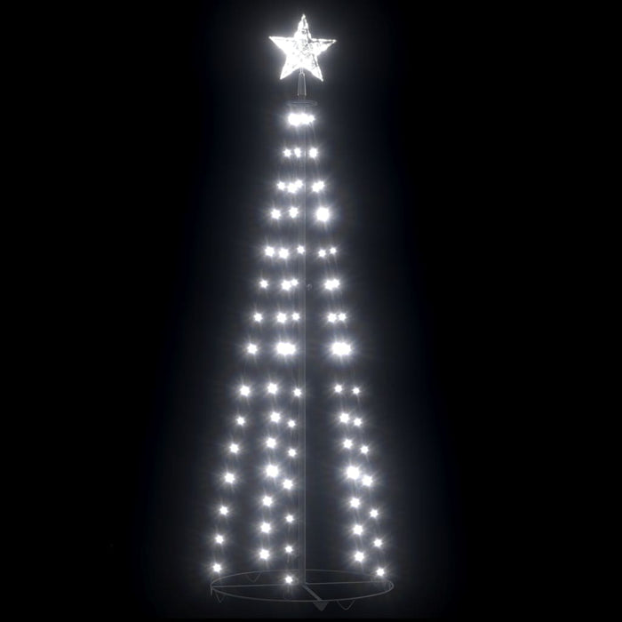 Albero di Natale a Cono con LED Bianco Caldo e Freddo