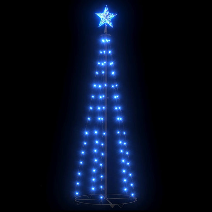 Albero di Natale a Cono Blu con LED