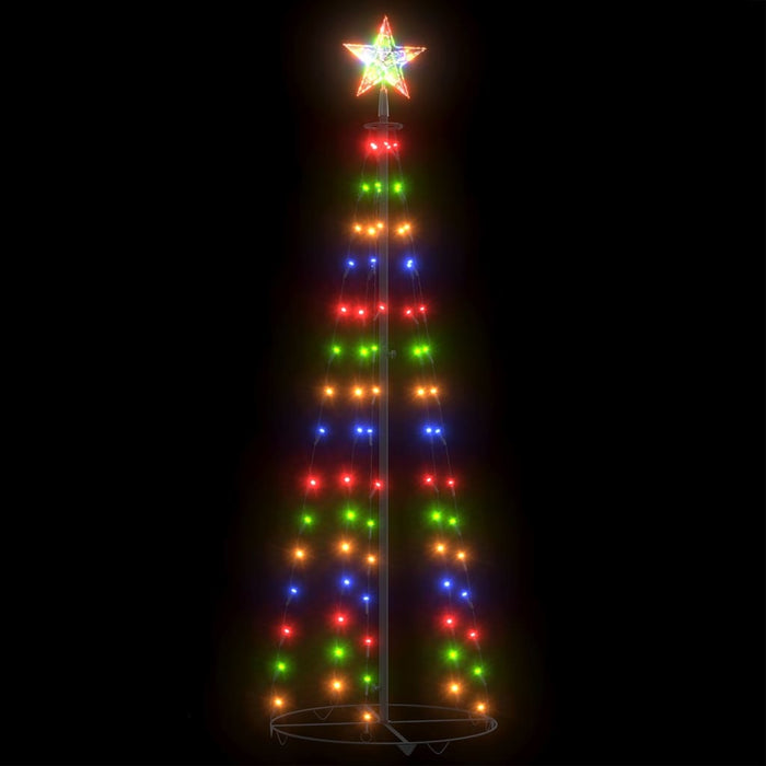 Albero di Natale a Cono Colorato con LED