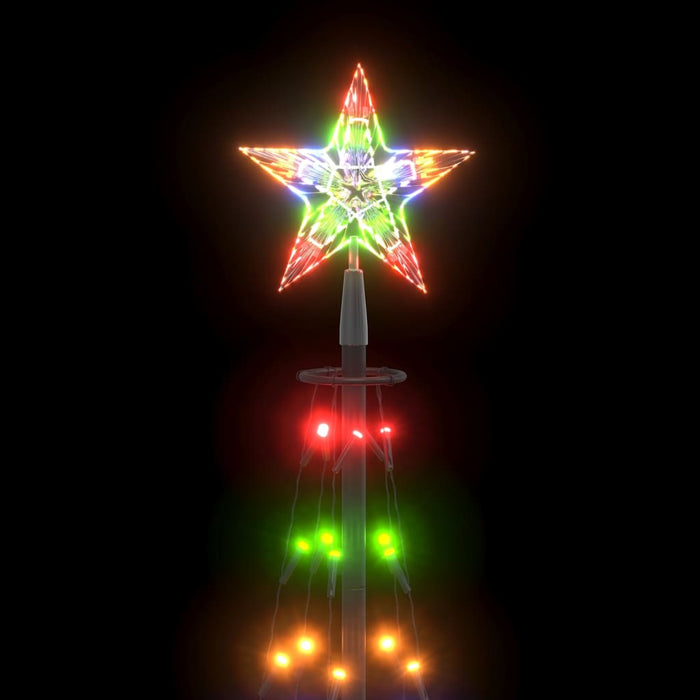 Albero di Natale a Cono Colorato con LED