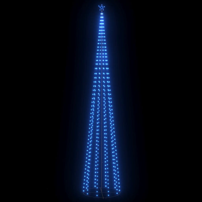 Albero di Natale a Cono Blu con LED