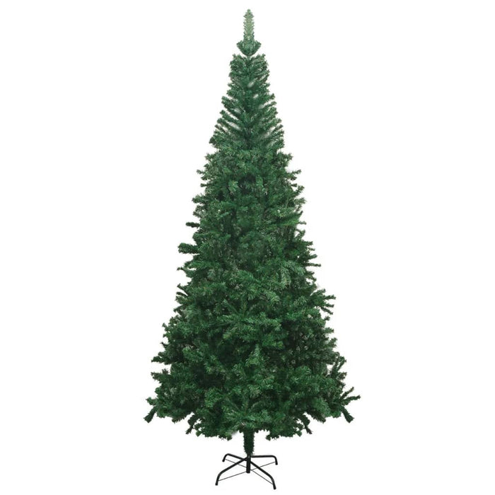 Albero di Natale Preilluminato con Palline Verde