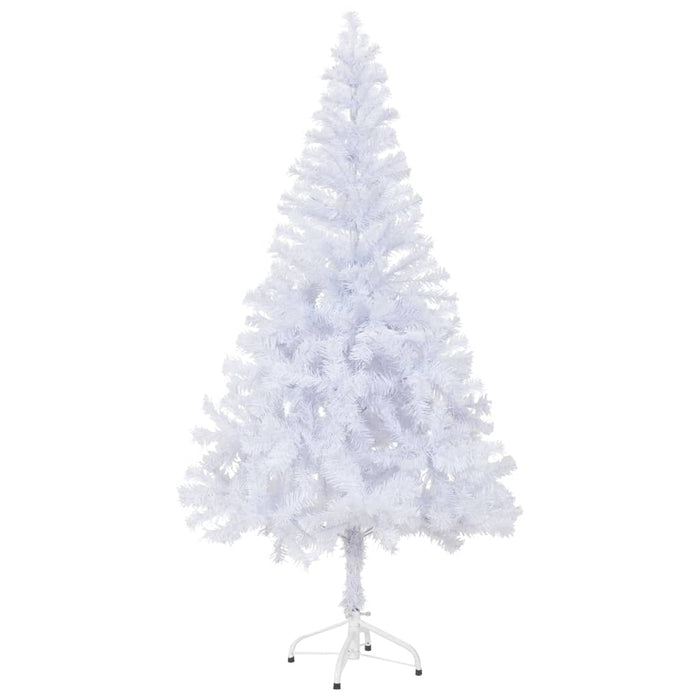 Albero di Natale Preilluminato con Palline e Rami Decorativi