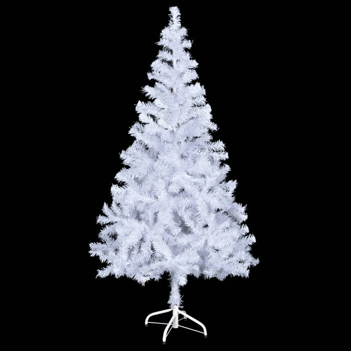 Albero di Natale Preilluminato con Palline e Rami Decorativi