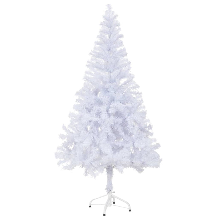 Albero di Natale Preilluminato con Palline e Rami Decorativi