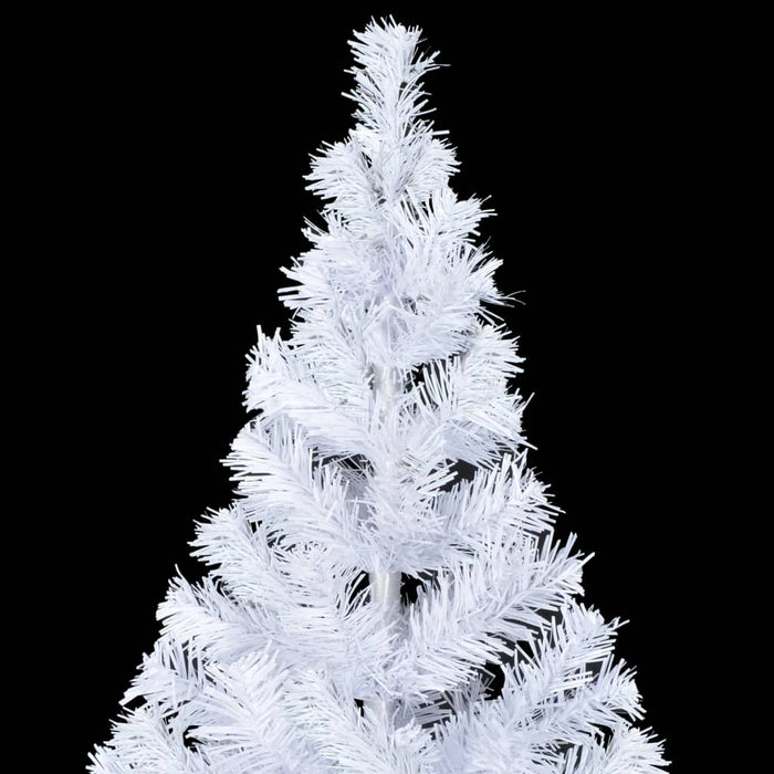 Albero di Natale Preilluminato con Palline e Rami Decorativi