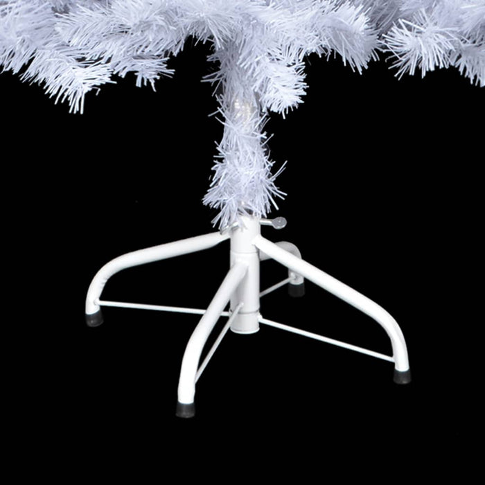 Albero di Natale Preilluminato con Palline e Rami Decorativi