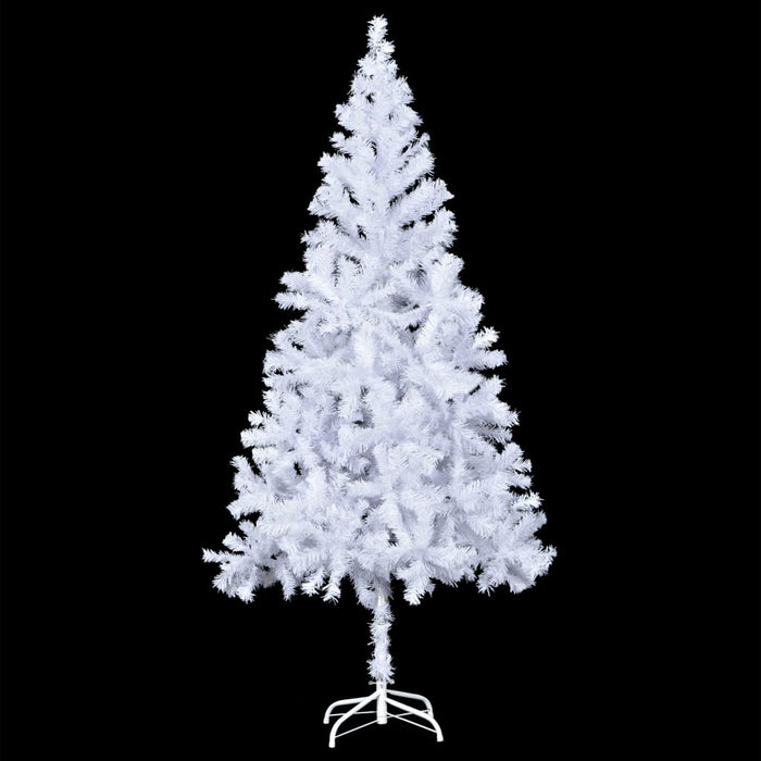 Albero di Natale Preilluminato con Palline e Rami Decorativi