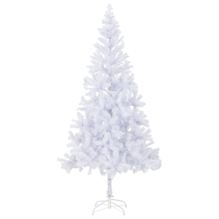 Albero di Natale Preilluminato con Palline e Rami Decorativi