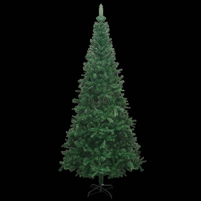 Albero di Natale Preilluminato con Palline Verde