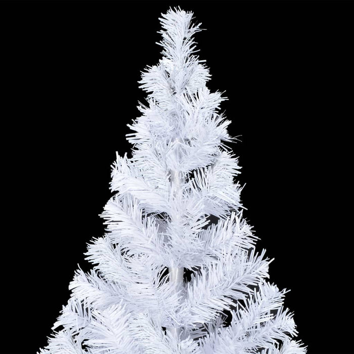 Albero di Natale Preilluminato con Palline e Rami Decorativi