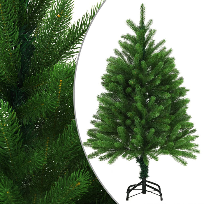 Albero di Natale Preilluminato con Palline Verde