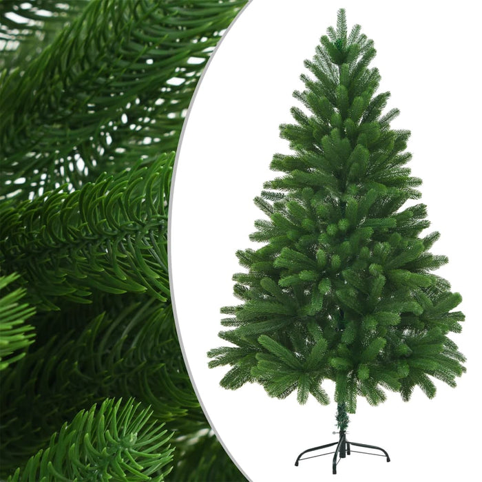 Albero di Natale Preilluminato con Palline Verde