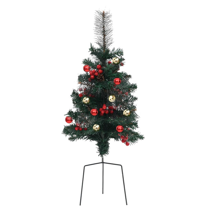 Alberi di Natale Artificiale per Viali 2 pz in PVC con LED