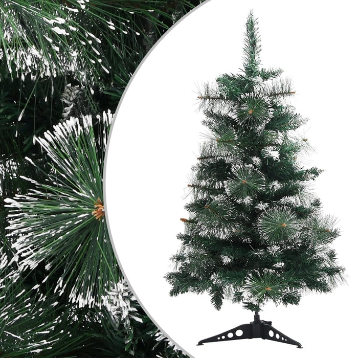 Albero di Natale Artificiale con Neve Floccata e LED in diverse dimensioni e materiali