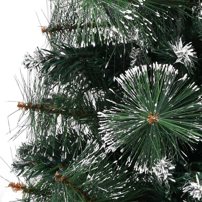 Albero di Natale Artificiale con Neve Floccata e LED in diverse dimensioni e materiali