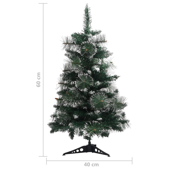 Albero di Natale Artificiale con Neve Floccata e LED in diverse dimensioni e materiali