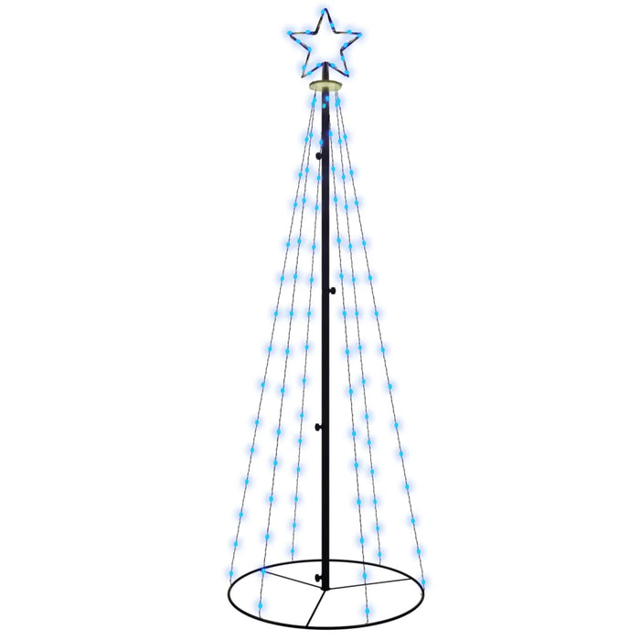 Albero di Natale a Cono Blu con LED