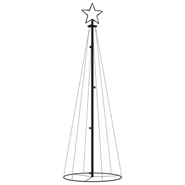 Albero di Natale a Cono Blu con LED