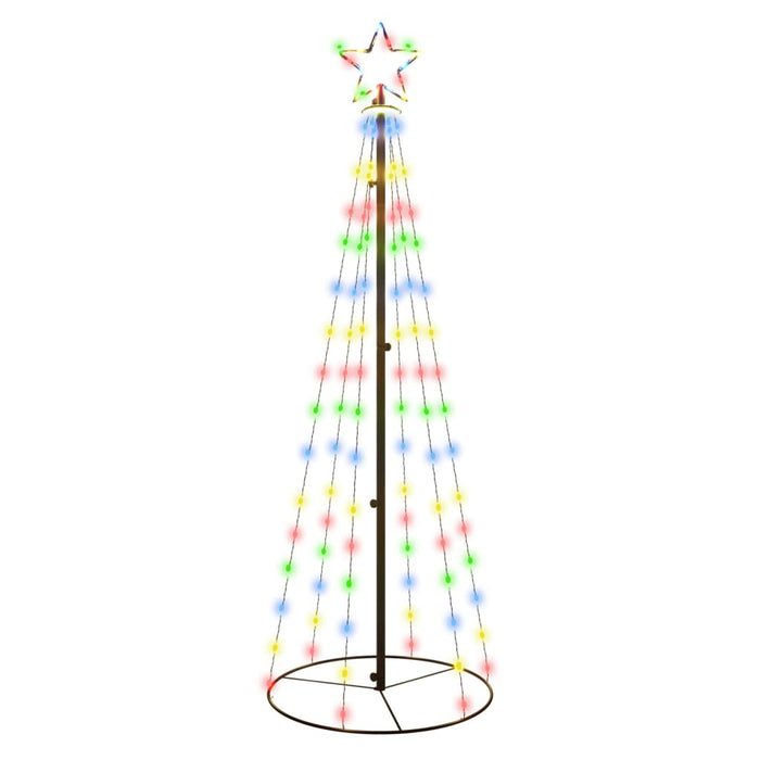 Albero di Natale a Cono Colorato con LED