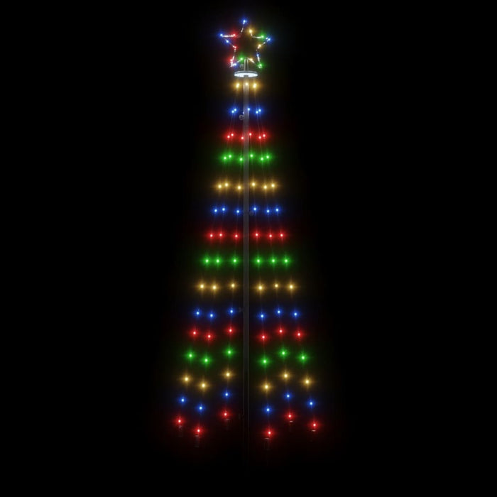 Albero di Natale a Cono Colorato con LED