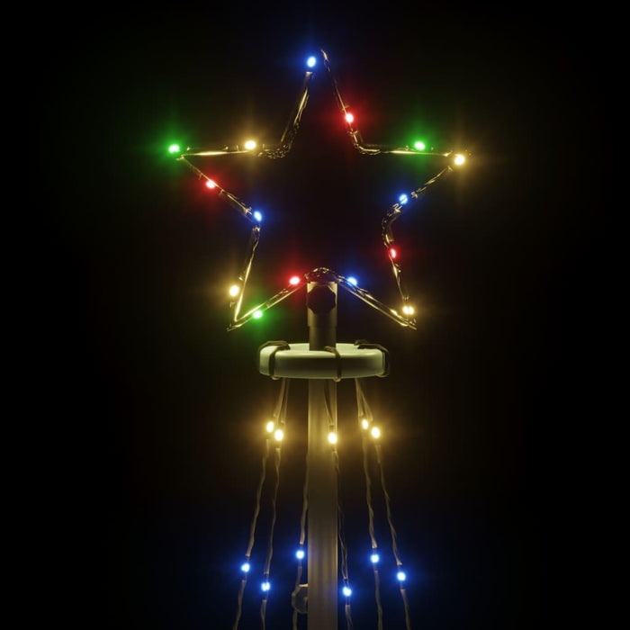 Albero di Natale a Cono Colorato con LED