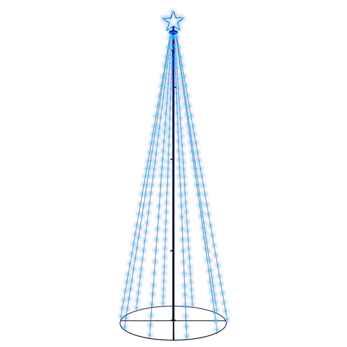 Albero di Natale a Cono Blu con LED