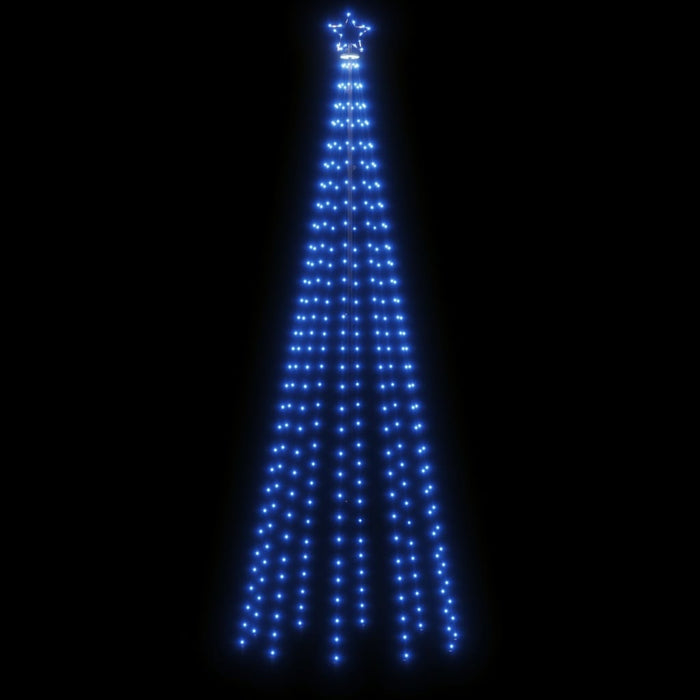 Albero di Natale a Cono Blu con LED