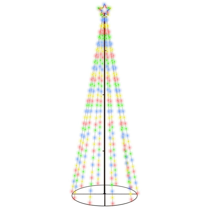 Albero di Natale a Cono Colorato con LED