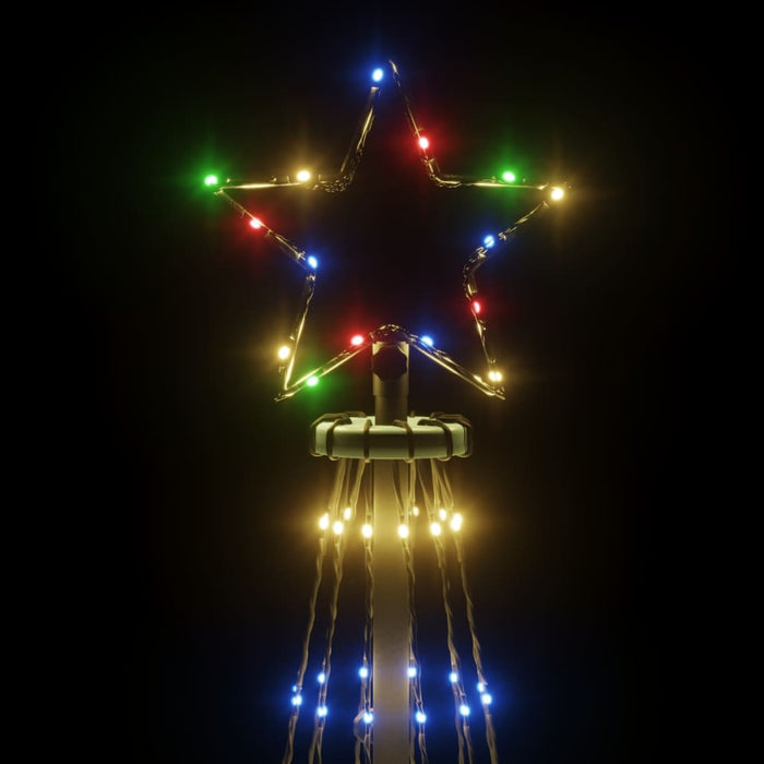 Albero di Natale a Cono Colorato con LED