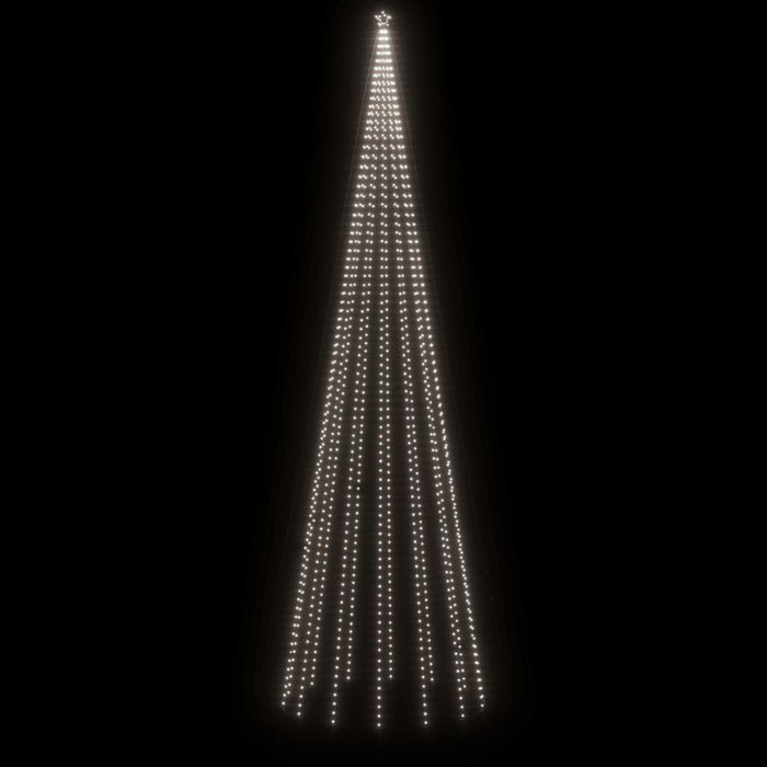 Albero di Natale a Cono con LED Bianco Caldo e Freddo