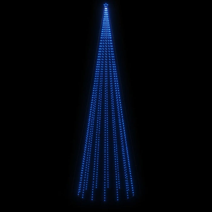 Albero di Natale a Cono Blu con LED