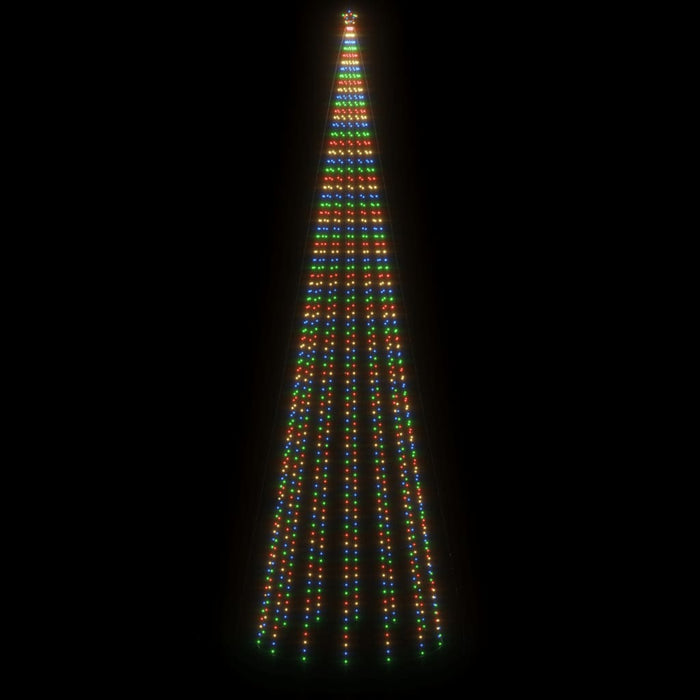 Albero di Natale a Cono Colorato con LED