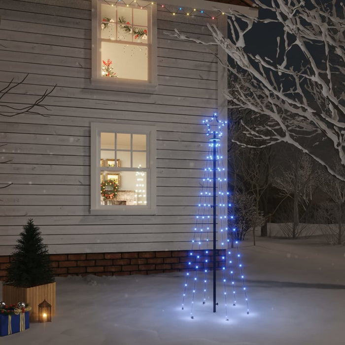 Albero di Natale con Puntale e LED di varie intensità e altezze