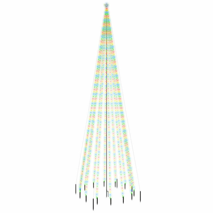 Albero di Natale con Puntale e LED di varie intensità e altezze