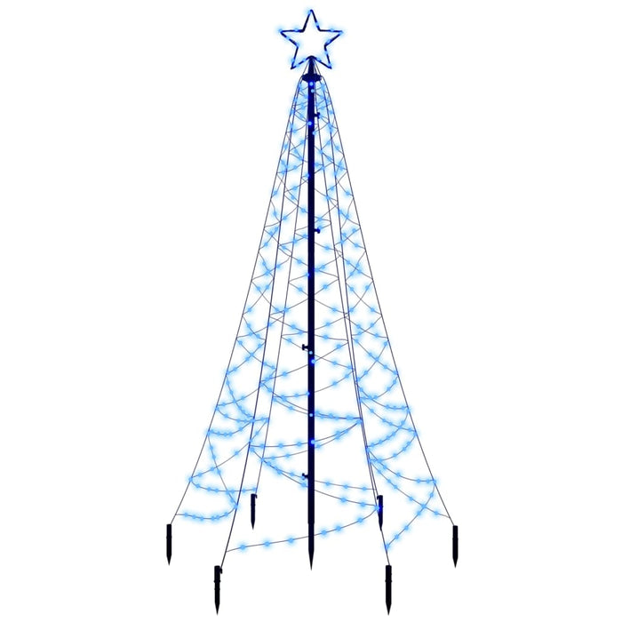 Albero di Natale con Puntale e LED di varie intensità e altezze