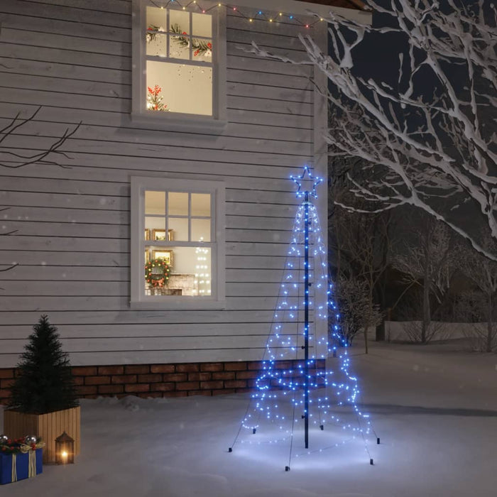 Albero di Natale con Puntale e LED di varie intensità e altezze