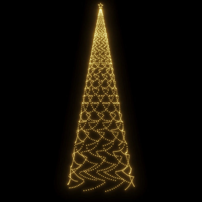 Albero di Natale con Puntale e LED di varie intensità e altezze