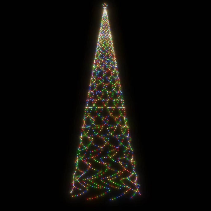 Albero di Natale con Puntale e LED di varie intensità e altezze