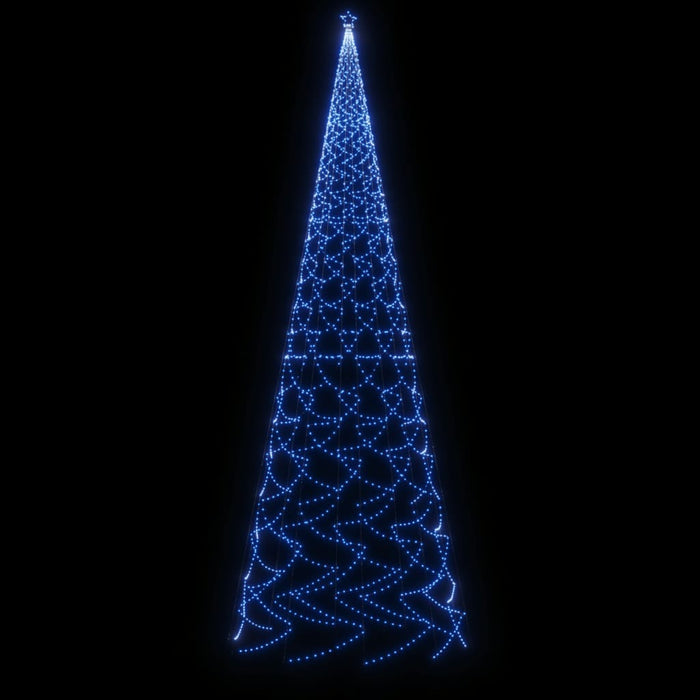 Albero di Natale con Puntale e LED di varie intensità e altezze